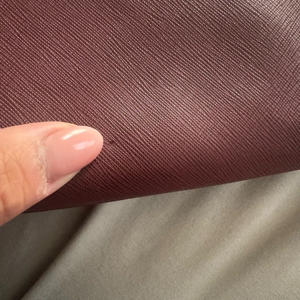 Calvin Klein Maroon Wristlet Clutch - Picture 3 of 4